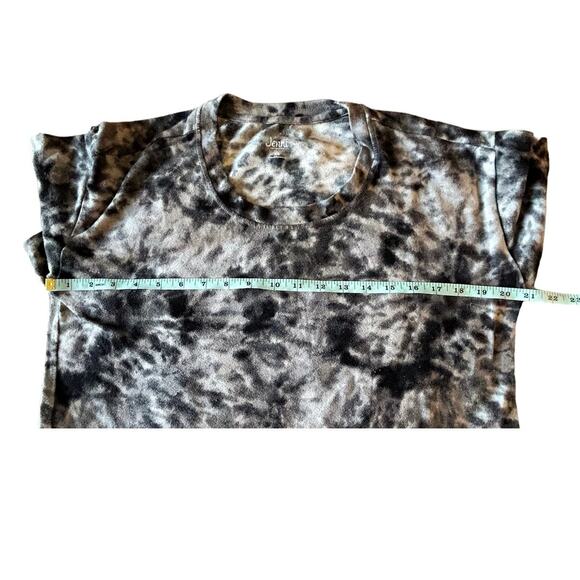 Jenni Intimates Black/Gray Tie Dye Nightgown Womens Size XS - Picture 5 of 6
